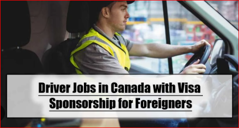 Driver Pick Up And Drop Jobs in Canada with Visa Sponsorship